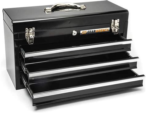 gearwrench 20inch 3 drawer steel tool box|GEARWRENCH 3 Drawer Tool Box .